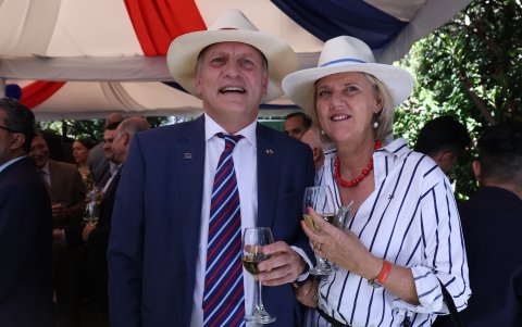 Michel Geurts y Sibylle Ouwerx.