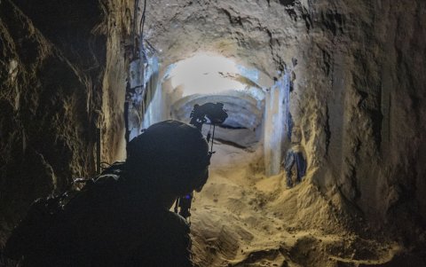 El Ejército israelí desmantela un túnel del grupo islamista Hamás en la Franja de Gaza que en junio fue utilizado por varios milicianos para tratar de infiltrarse en Israel.
