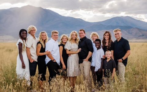 La familia Ballard, Tim, Katherine y sus 9 hijos