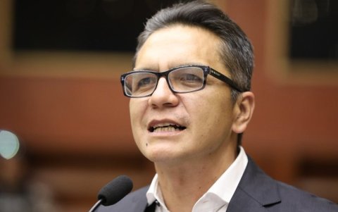 Wilman Terán durante el juicio político.