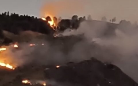 Incendio en Girón, Azuay