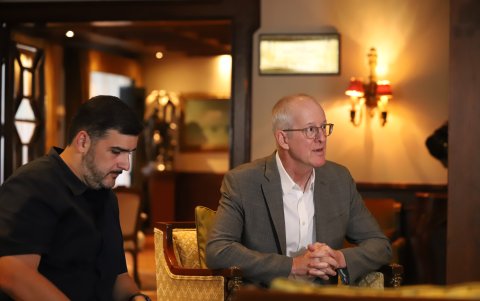 El burgomaestre y el experto han mantenido reuniones para mejorar el centro de Guayaquil