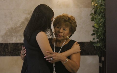 Hilda Murillo, hija de Saavedra, afectada por el hecho.