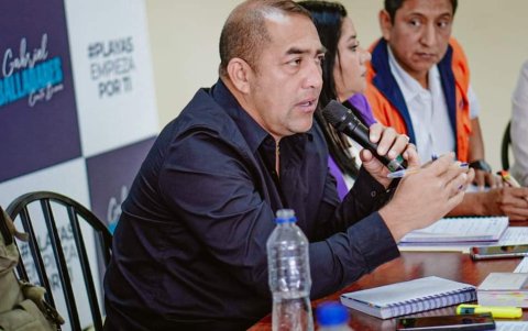 Gabriel Balladares, alcalde de Playas.