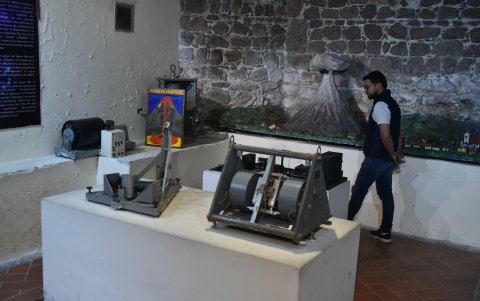 En museo del Observatorio hay instrumentos usados por los primeros astrónomos del país.