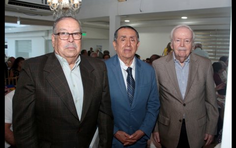 Luis Iturralde, Julio Molina y William Birkett.