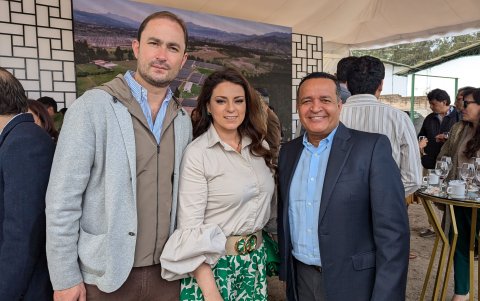 Javier Andrade, Judy Gando y Luis Enríquez.