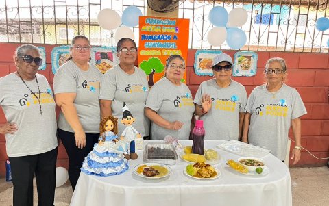 En el evento también hubo degustación de comida típica