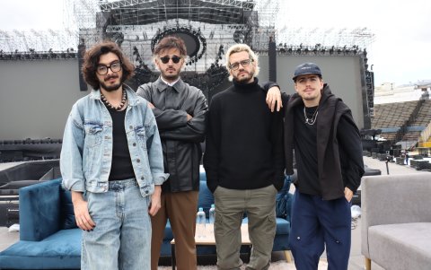 Morat en el Estadio Olímpico Atahualpa y conversó con EXPRESO