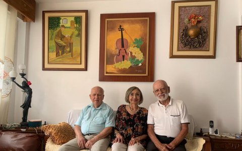 Maestros. El concertista Rubén Manrique, la soprano Maritza Ortega y concertista Francisco Carvallo Castillo, de jóvenes impulsaban las verbenas.