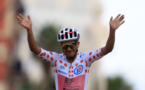 Richard Carapaz fue el Rey de la Montaña en el Tour de Francia 2024
