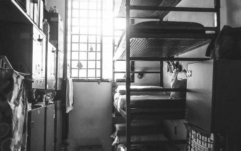 Así se observa una de las cárceles del sistema penitenciario de Italia,