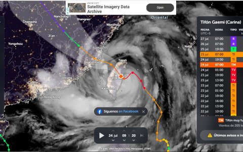 Regiones orientales como Cantón, Zhejiang, Shanghái o Jiangsu también han sido puestas en alerta.