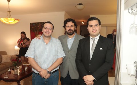 Gabriel Bitar, Juan Manuel Benítez y Carlos Estarellas.