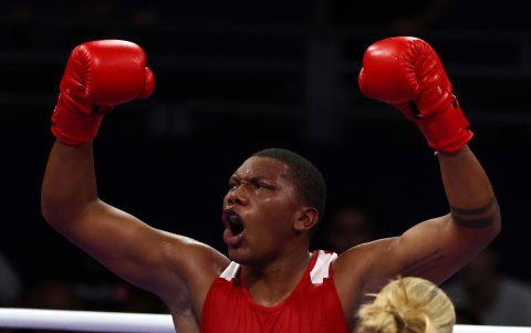 Congo y su eufórico festejo tras avanzar a cuartos de final.