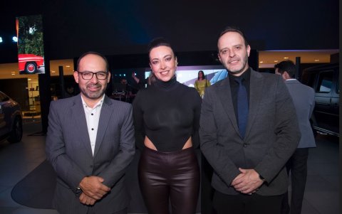 Fábricio Galeas, Gabriela Zumárraga y Felipe Terán.