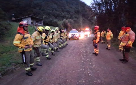 Los bomberos llegaron hasta el lugar afectado.