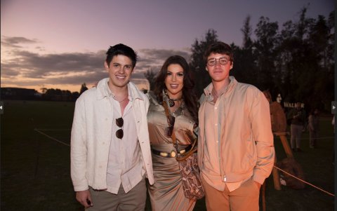 Martín Gómez, Milu Espinoza y Christian Degetau.