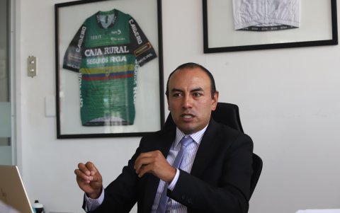 Rosero en el despacho de la FEC. |