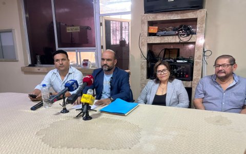 Christian Sarmiento, representante del gremio de transportistas