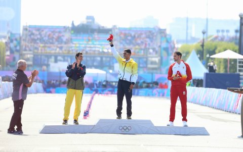 Pintado (1:18:55) estuvo a 9 segundos de romper el récord olímpico. El brasileño Cayo Bonfim fue plata (1:19:09), y Álvaro Martín bronce (1:19:11).
