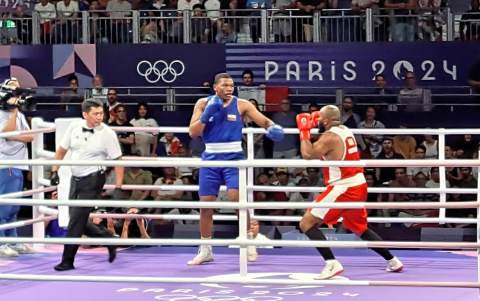 Gerlon Congo en su última competencia en París 2024.