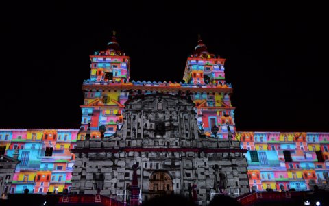 El festival de mapping denominado Quito Luz de América se realizará en el centro histórico de la capital
