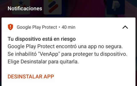 Las tiendas de aplicaciones eliminaron la aplicación.