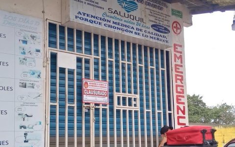 El local clausurado ofrecía servicio de emergencias las 24 horas.