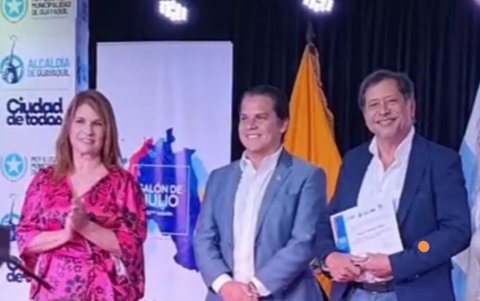 Fotografía cedida a EXPRESO donde se observa a Espinel.