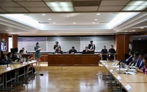 El fiscal subrogante intervino en la audiencia para ratificar los argumentos legales en los que sustentó el pedido de prisión preventiva.