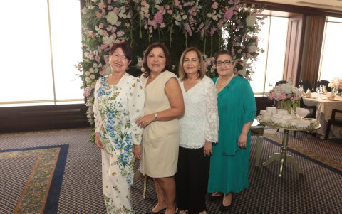 Lidia Jalil, Marlene Argudo, Marilú Martínez y Desiré Vergara.