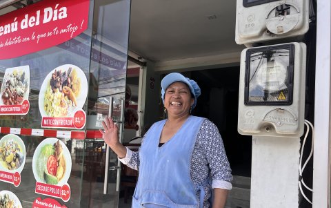 María Agustina Chicaiza, de los motes de la Jorge Juan.