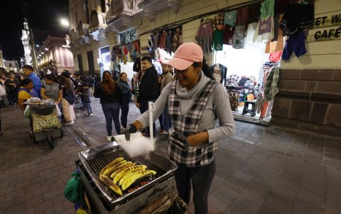 Ventas. La oferta de comida no podía faltar. En el festival se habilitaron dos sitios estratégicos.