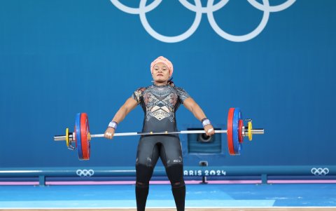 Pese a una falla en su primer intento en arranque, Neisi logra ubicarse en el puesto 1.