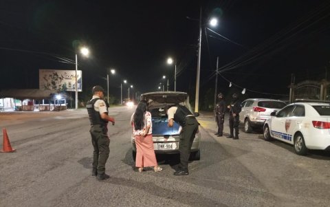 En el límite provincial entre Cotopaxi y Los Ríos los operativos se intensificaron.