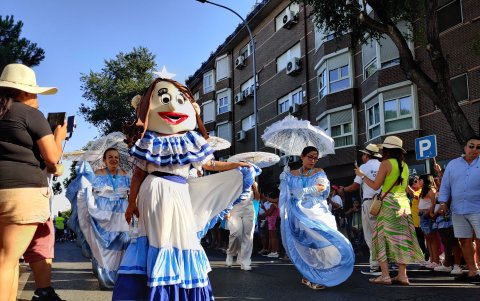 Juanita Pueblo también fue parte del desfile.