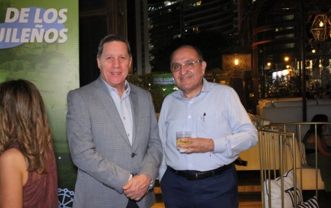 Raoul Taylhardat y Enrique Panchana.