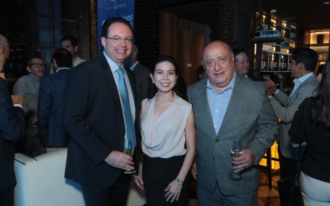 Paulo Melo, Gisela Wong y Kléber Chica.