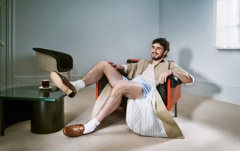 Paul mescal para la campaña de Gucci Horsebit loafers