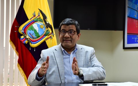 Funcionario. El ingeniero Luis Jaramillo, director general de Senae.