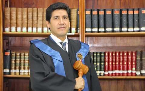 El juez Marco Rodríguez Mongón llegó a la Corte Nacional de Justicia el pasado 22 de marzo. Actúa de forma temporal.