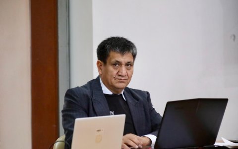 El fiscal general de Estado (s), Wilson Toainga, participó en la diligencia que se desarrolló en la Corte Nacional de Justicia.