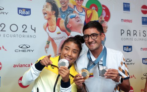 Los deportistas fueron reconocidos en Guayaquil