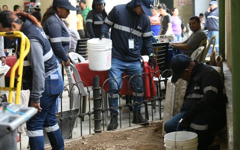 En el mercado de Flores se ejecutó la jornada.