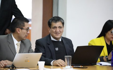 El fiscal Wiilson Toainga está a cargo de presentar el dictamen fiscal del caso Metástasis, pues la fiscal Diana Salazar está de vacaciones.