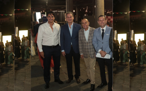 Nicolás Lapentti, Angelo Caputi, Marcos Hidalgo y Víctor Jurado.