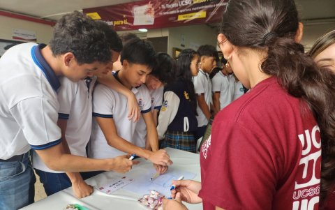 Alrededor de veinte instituciones educativas de la ciudad de Guayaquil asistieron a la Feria de Estudios 2024.