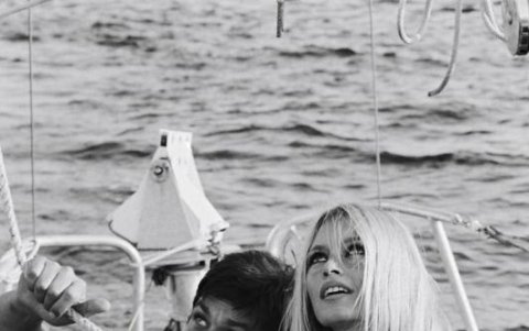 Con Brigitte Bardot.