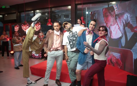 Maholi Govea, Anderson Bermeo, Pedro Moscoso, John Nowuak y Dana Romero.